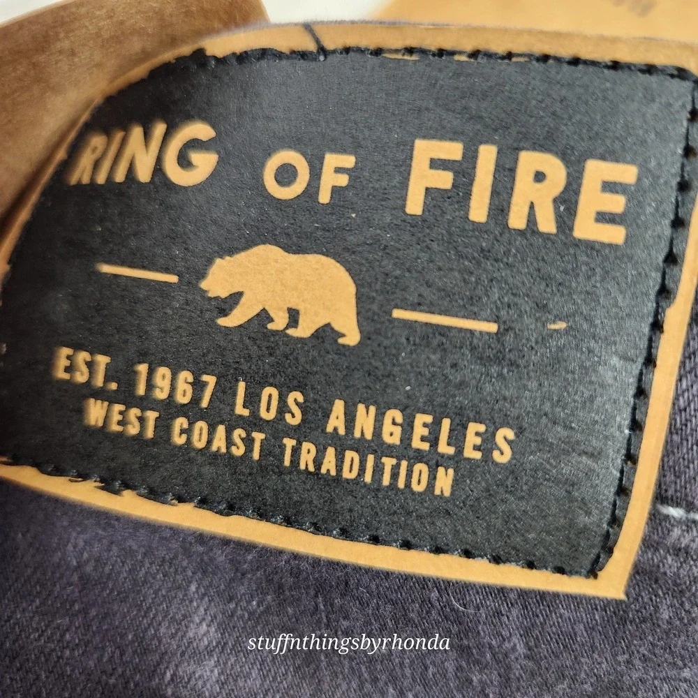 NWT Ring Of Fire Mens Jeans Size 30x30 Black Slim Fit Edge Straight Stretch